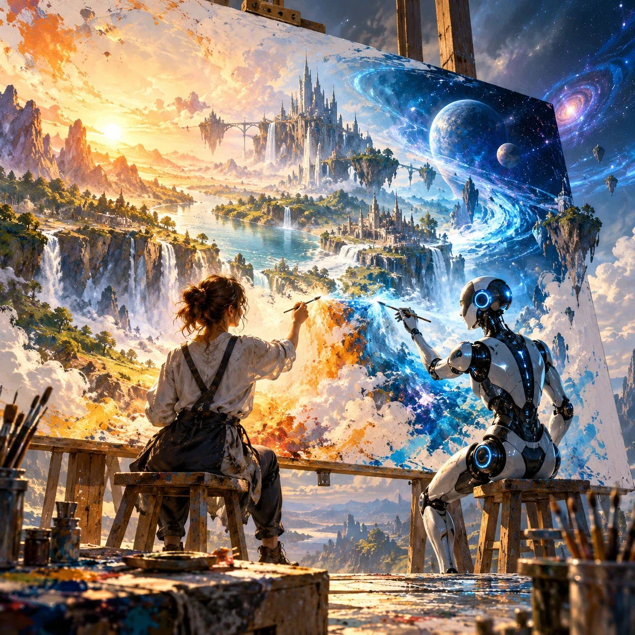 “人工智能与人类未来”展厅代表作品