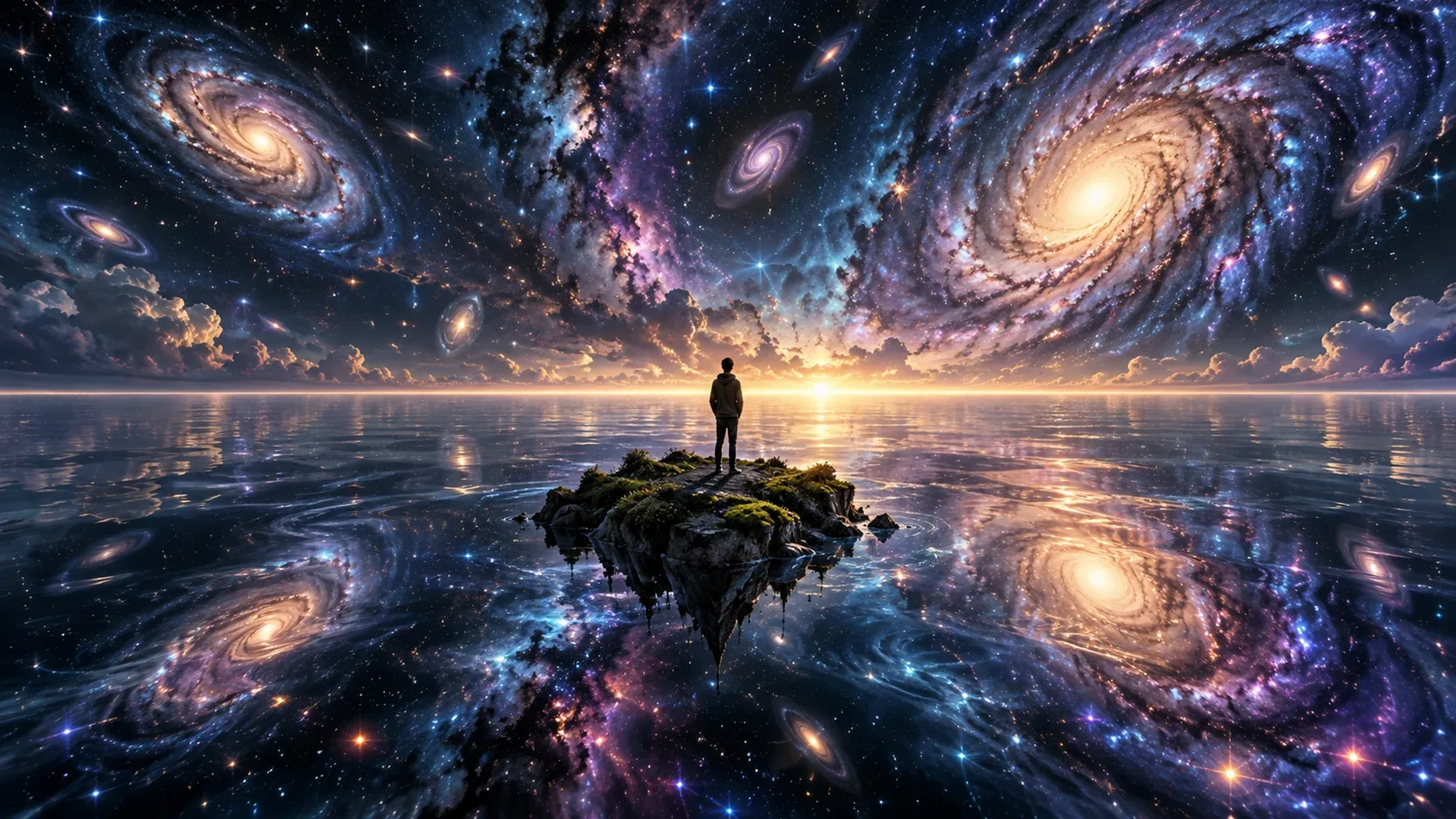 “人与宇宙”展厅代表作品